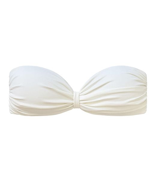 NUAJE NUAJE White Ariel Padded Bikini Top