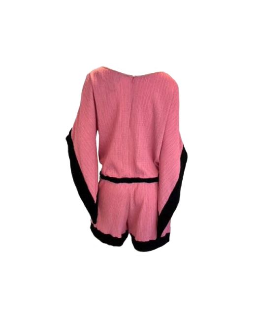 SNIDER Pink Madonna Shorts Jumpsuit
