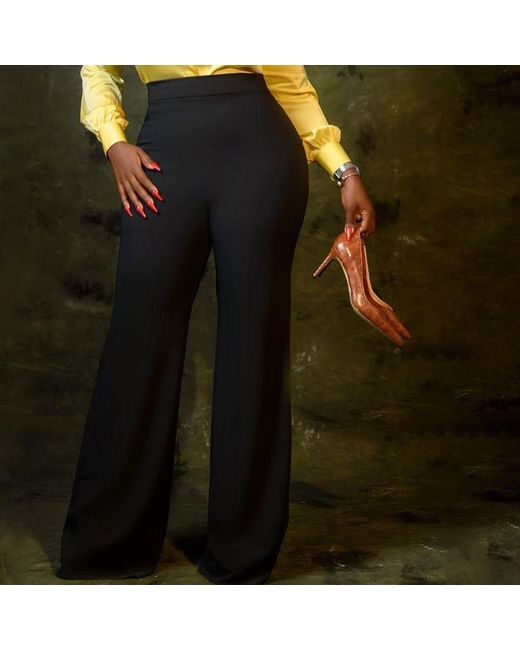 Freak Vault Black Flare High Waist Pant