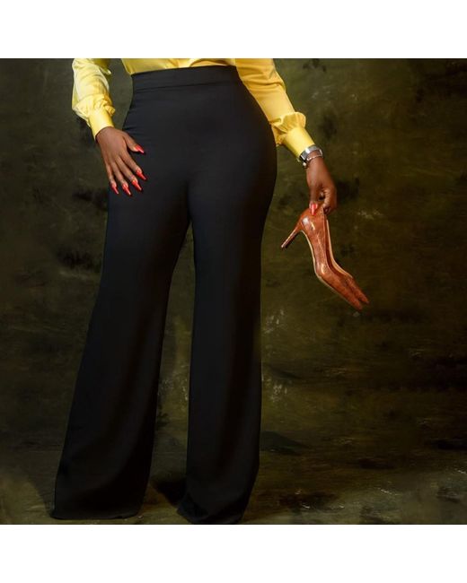 Freak Vault Black Flare High Waist Pant