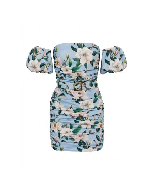 Nur Karaata Blue Champagne Coast Dress