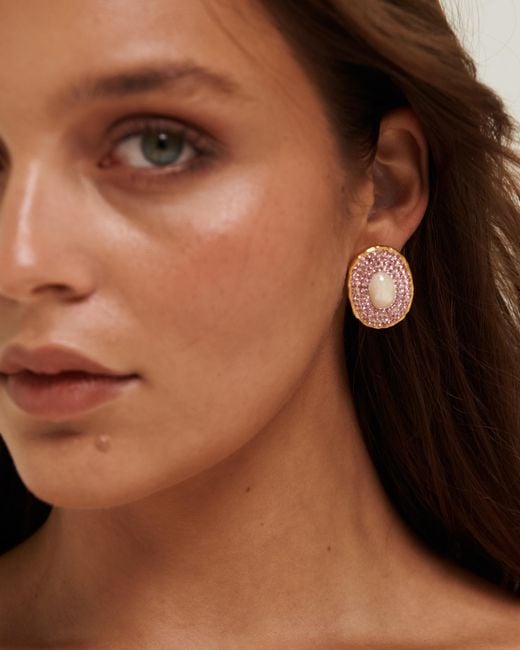 Ornare the Label Pink Siren Earrings