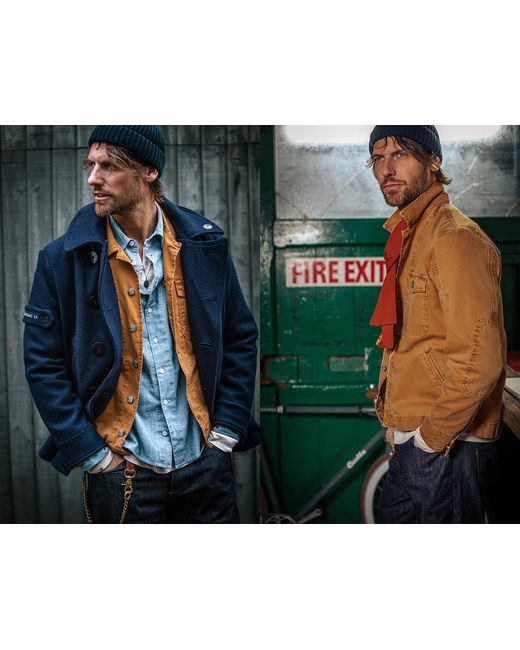 &SONS Trading Co Brown Ryder Hardwear Canvas Jacket for men