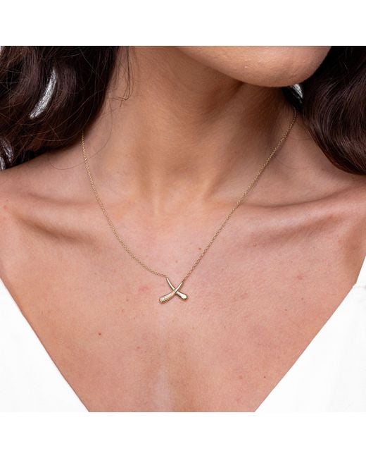 Lucy Quartermaine Metallic Solid Bliss Pendant With Graded Diamonds