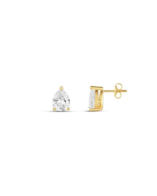 SHYMI Metallic Fancy Shape Prong Set Studs