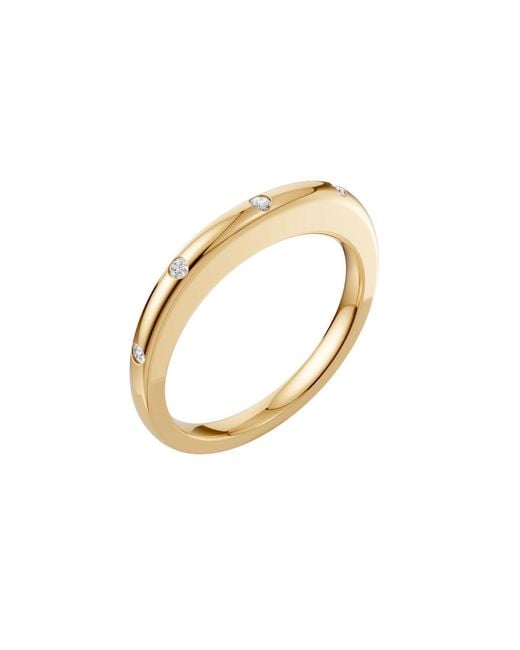 Aya Fine Jewelry Metallic Flush Set Lab Diamond Wedding Band