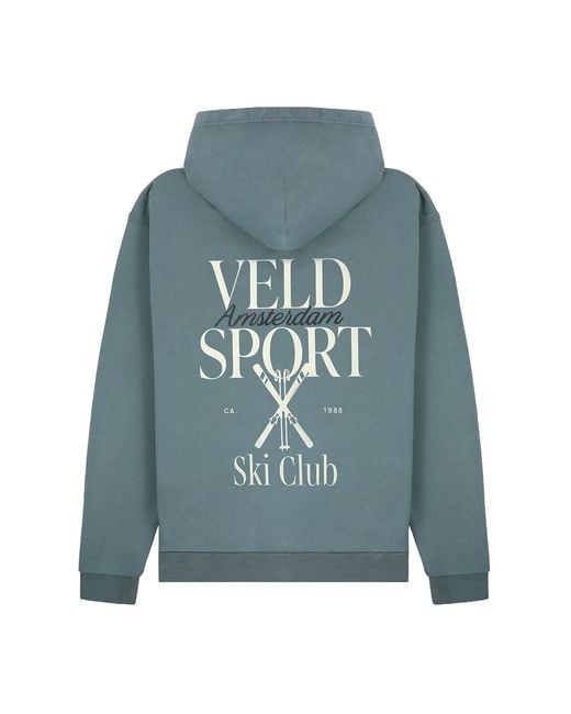 VLD Blue Jordaan Sport Ski Club Hoodie