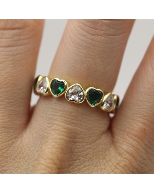 VicStoneNYC Fine Jewelry Yellow Heart Vermeil Ring