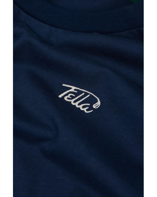 FELLA SWIM Blue Double Bogey Boxer T-Shirt for men