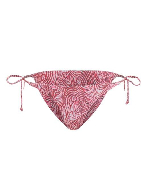 Morrato Bali Pink Claudia Bikini Bottom Topographical