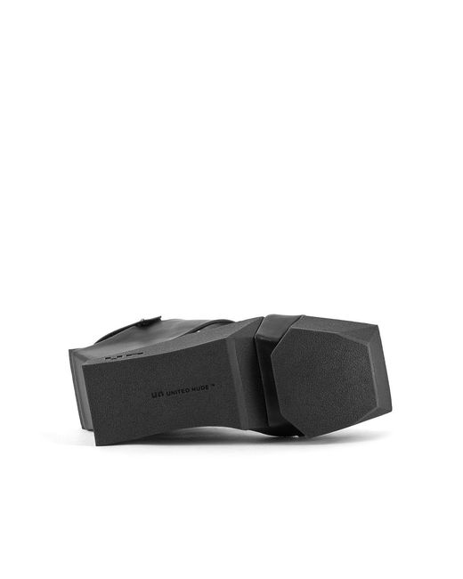 United Nude Black Brutt Sandal