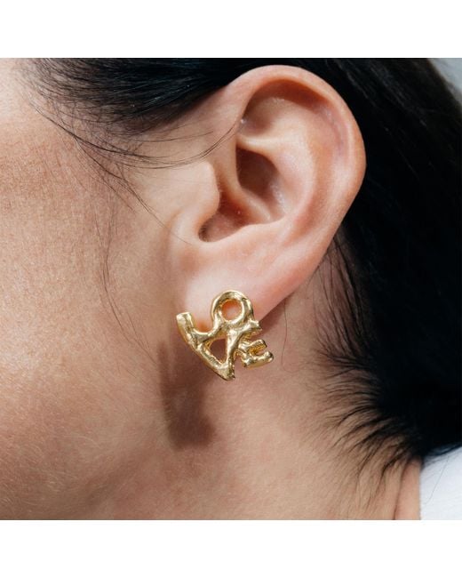 Moca Jewellery Black Fuck + Fuck Earrings
