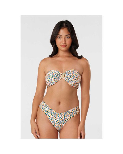 Blackbough Swim Multicolor Shelby Bandeau Top Conch Crush