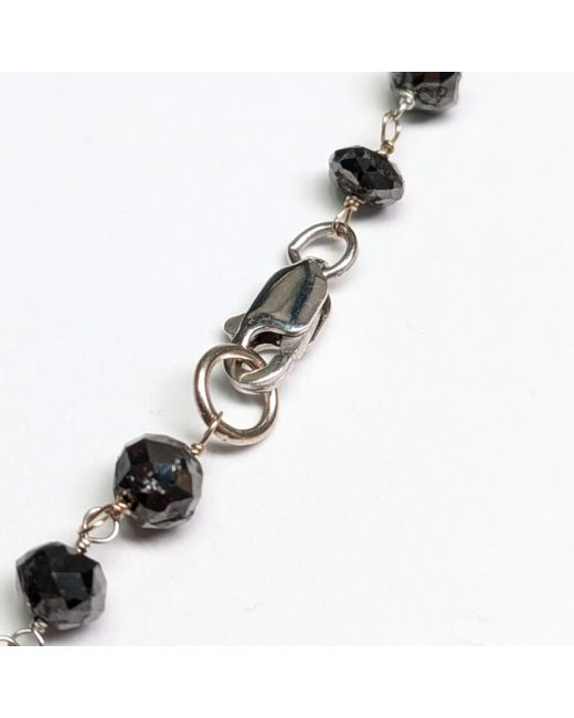 Rahul's Jewels Metallic 7 Genuine Diamond Rosary Bracelet
