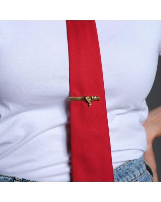NANDANIE Yellow The Elephant Tie Bar