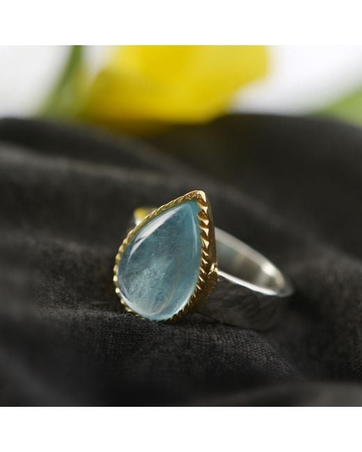 Emma Chapman Jewels Blue Lola Aquamarine Ring
