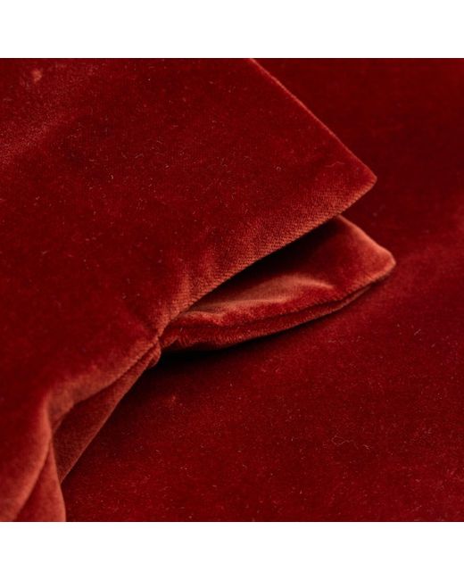 NUMBAT Red Eliza Velvet Bolero Coat - Wine