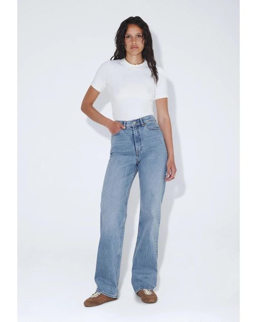 Dr. Denim Blue Echo High Straight