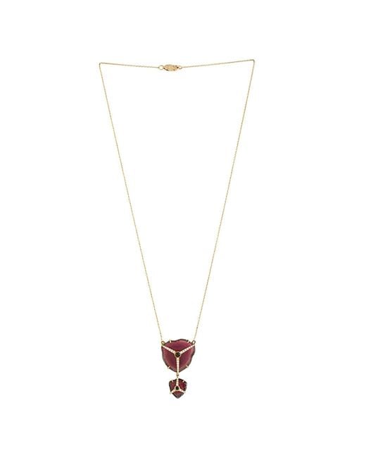 Artisan White Watermelon Tourmaline Slice & Diamond Pendant Necklace