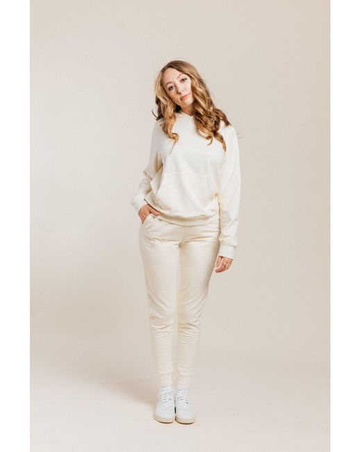 Ocio Leisurewear White Classic Softcore Jogger