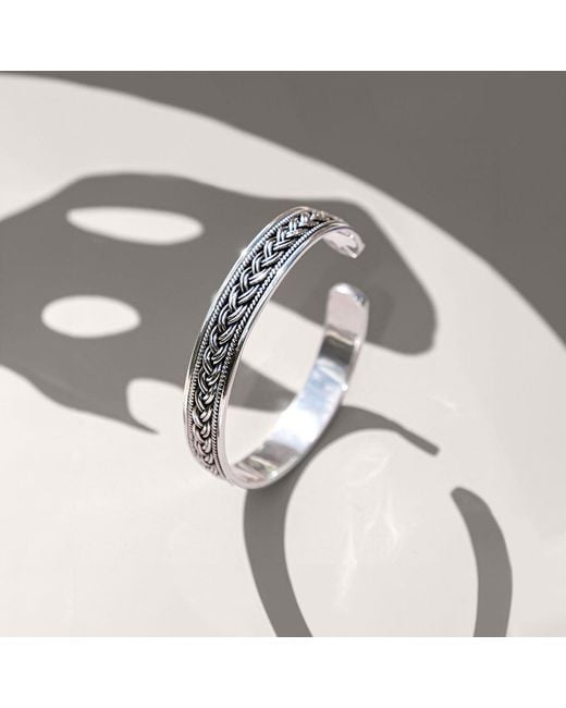 Charlotte's Web Jewellery Metallic Celtic Loyalty Cuff Bracelet for men