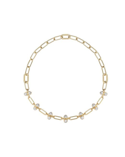 Arte Madrid Metallic Toggle Kaleidoscopic Link Necklace & Bracelet