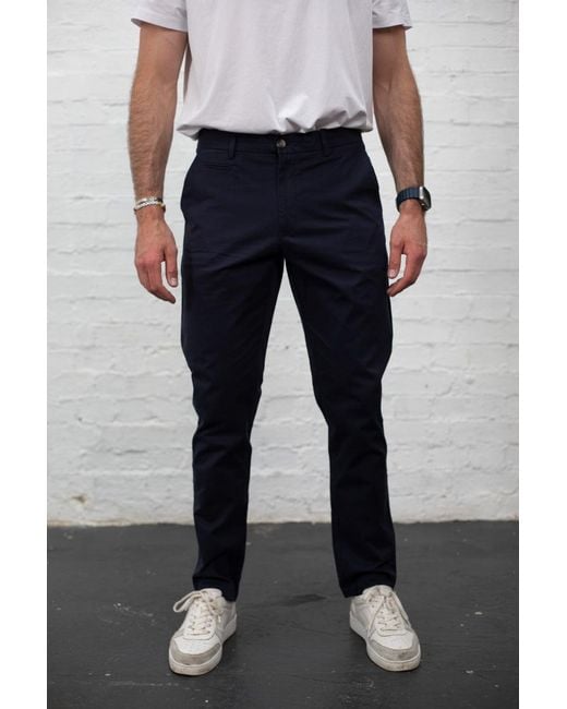 Guards London Blue Tailored Chinos for men