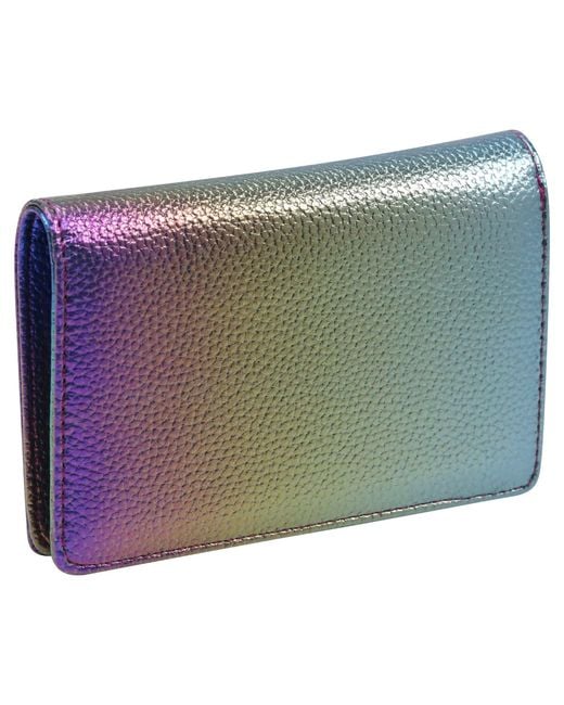 Storm Gray Selene Iridescent Midi Purse