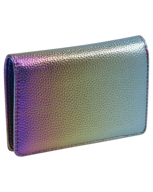 Storm Gray Selene Iridescent Midi Purse