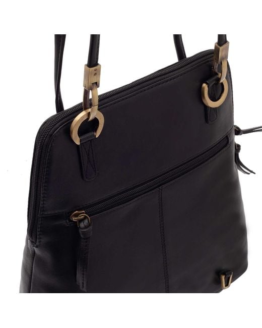 Lloyd Baker Black Shirdi Leather Backpack