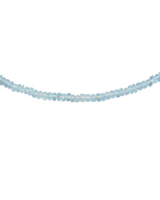 Bombyx House Blue Moss Aquamarine Ombre Necklace