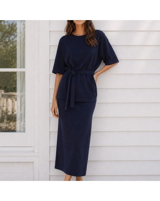 Bel Cashmere Blue Monica Skirt