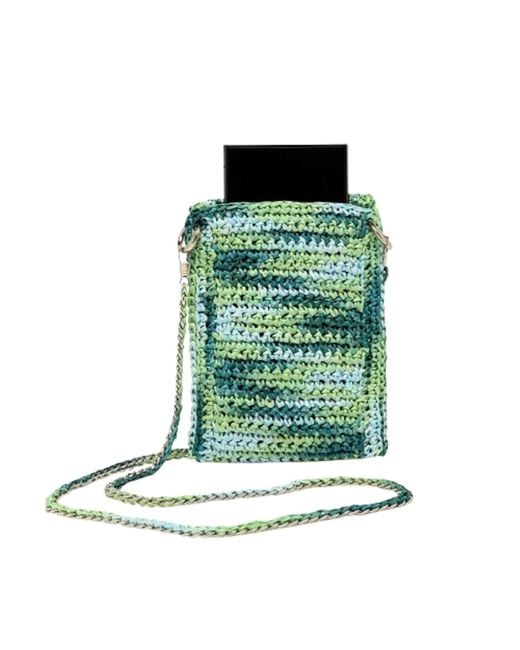 Sibylla Delphica Green Handmade Crochet Phone Case -Lime