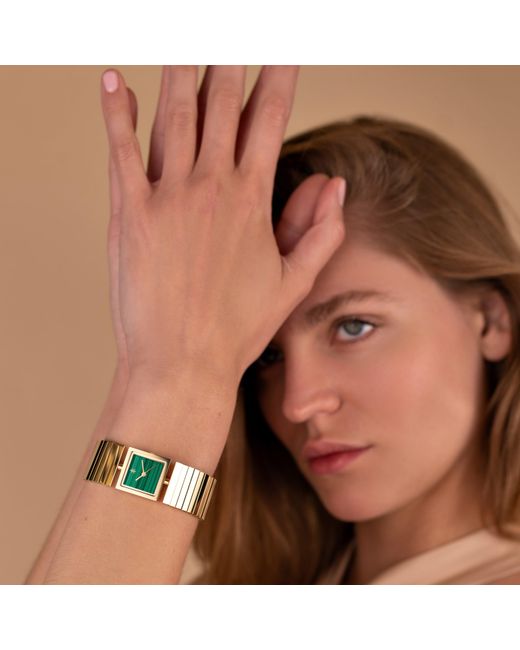 VANNA Green Linea Malachite Watch