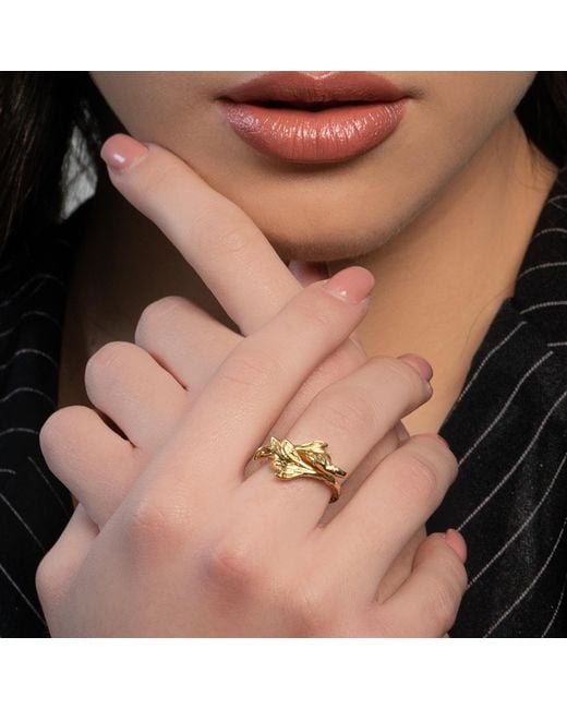 Unaloe Metallic Santafè Adjustable Ring