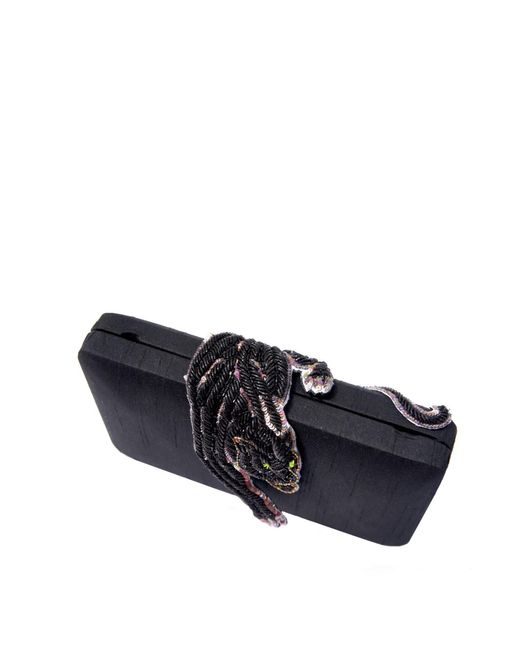 Simitri Black Bagheera Clutch