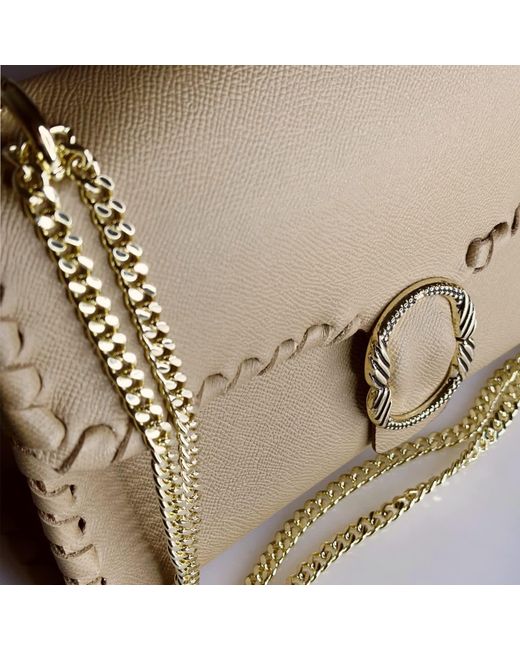 Ruj Heritage Natural Neutrals Shoulder Bag Caffellatte