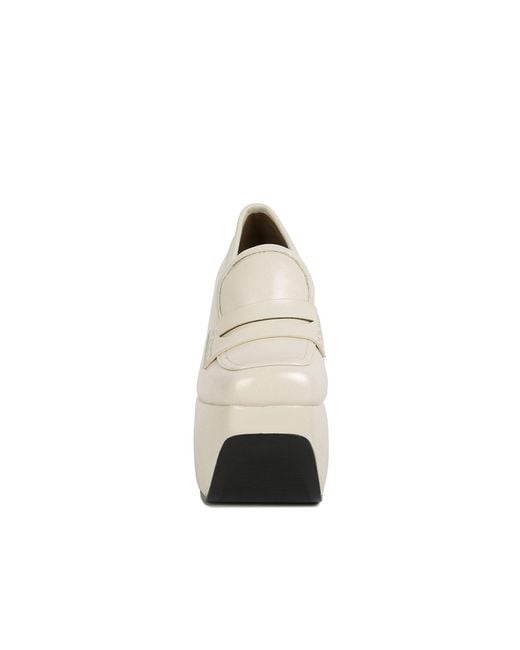 Rag & Co Natural Neutrals Gilliam High Platform Wedge Loafers By Rag & Co