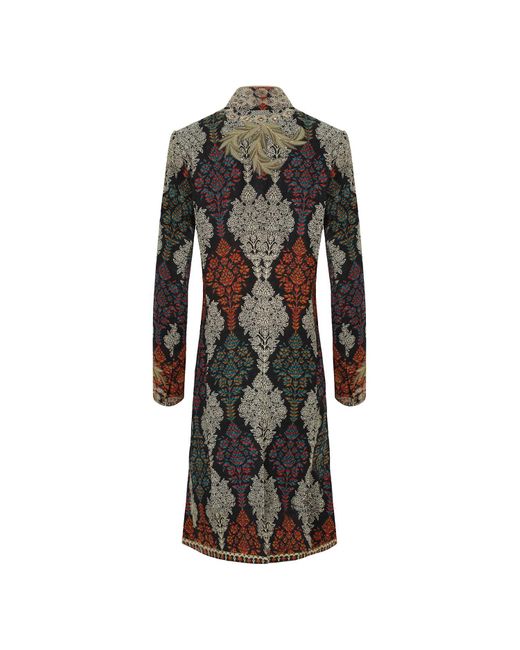 Beatrice von Tresckow Black Danube Tripoli Embroidered Wool Coat