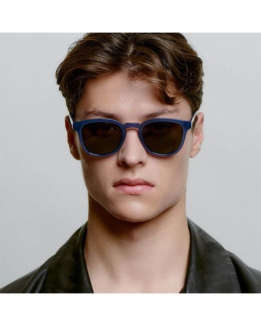 A.Kjærbede Blue Bate Sunglasses Steel