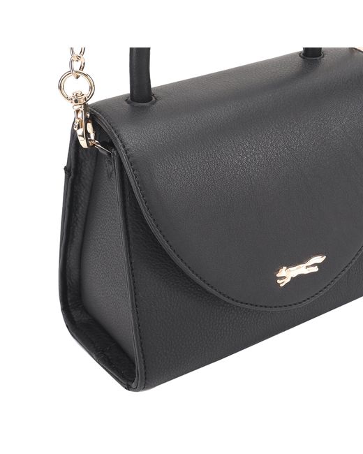 Paul Costelloe Black Cilo Leather Crossbody Bag