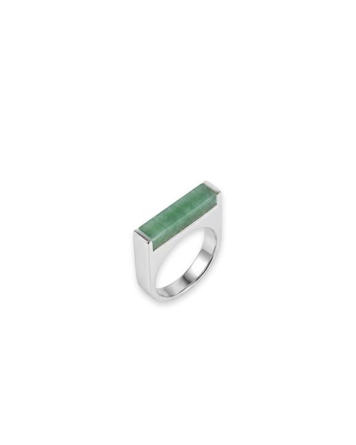 seree Blue Year Of The Horse Jade Stone Saddle Ring