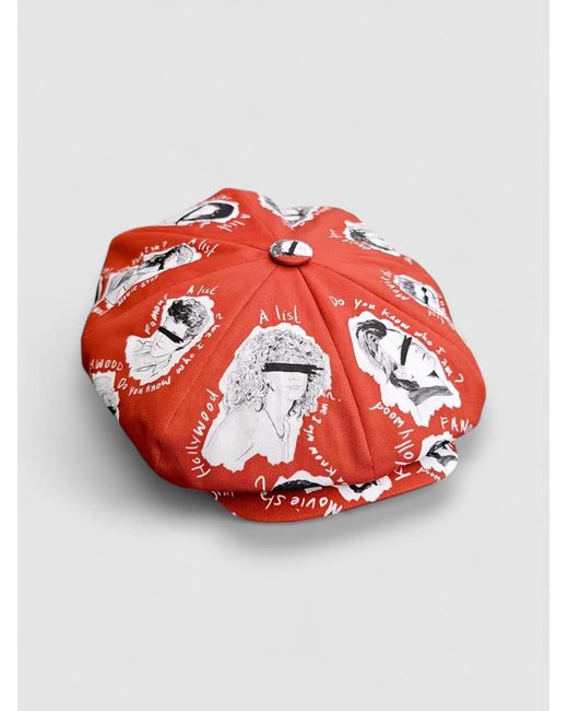 Mister Miller - Master Hatter Red Leigh Francis X Mister Miller Oversized Bakerboy Cap for men