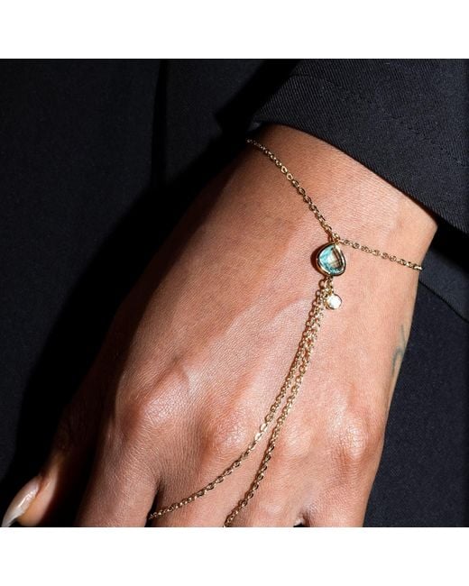 Studio Baloge Metallic Point Hand Chain