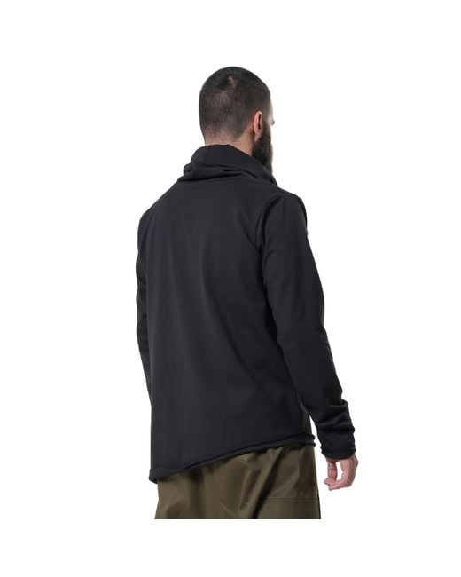 Metamorph Blue Cotton Turtleneck Top for men