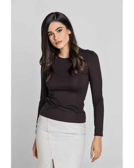 Conquista Black Dark Jersey Top