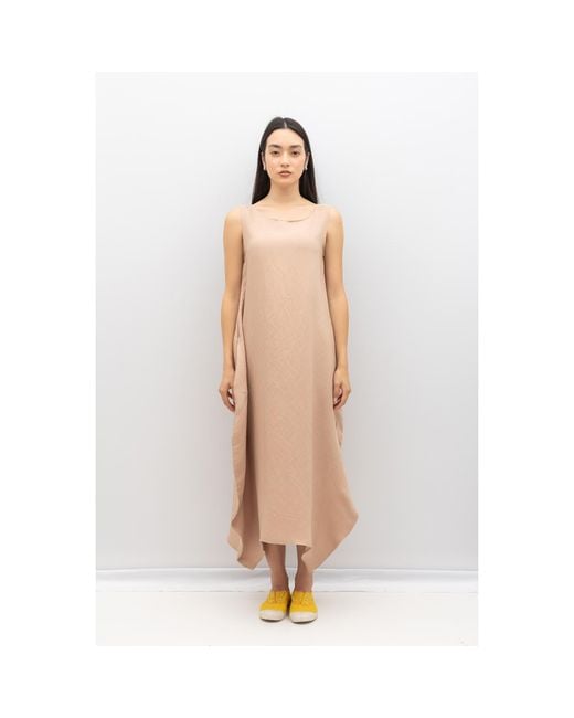 Bianca Popp Brown Neutrals Semiballoon Dress