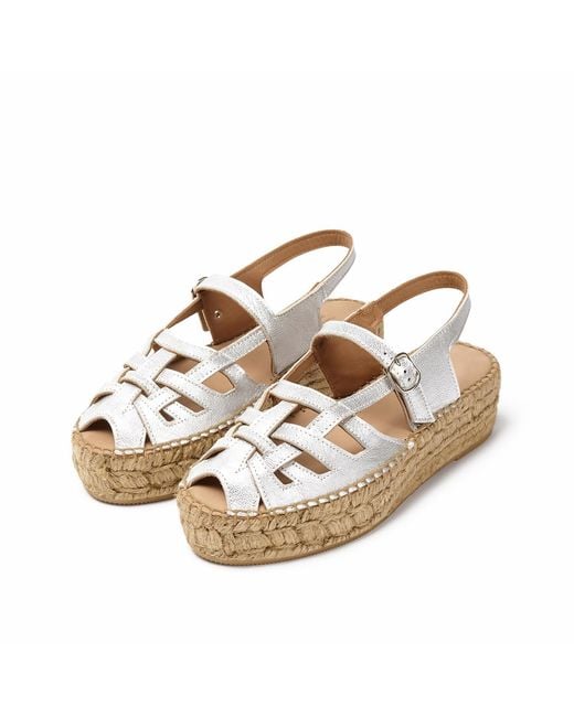 Naguisa White Espadrilles