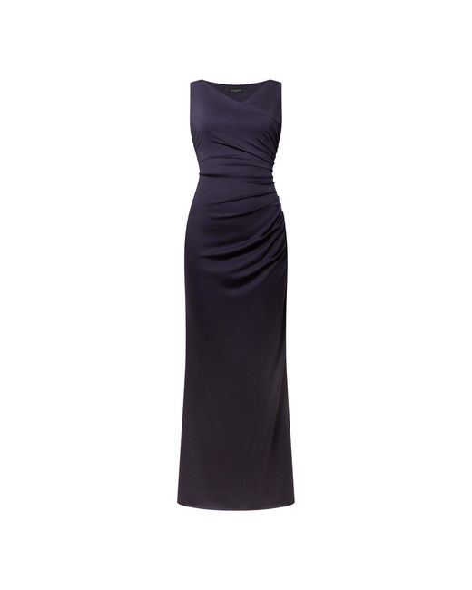 James Lakeland Blue Sleeveless Gathered Maxi Dress