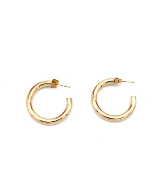 Lala Salama Metallic Classic Midi Hoops